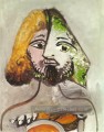Buste d’homme 1971 cubism Pablo Picasso